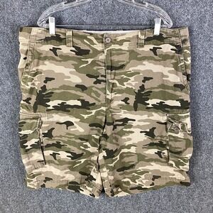 True Nation Cargo Shorts Men's Size 42‎ Camouflage 100% Cotton Adults
